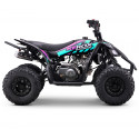 Quad 125cc enfant KEROX Speeddog ROSE-VERT TURQUOISE