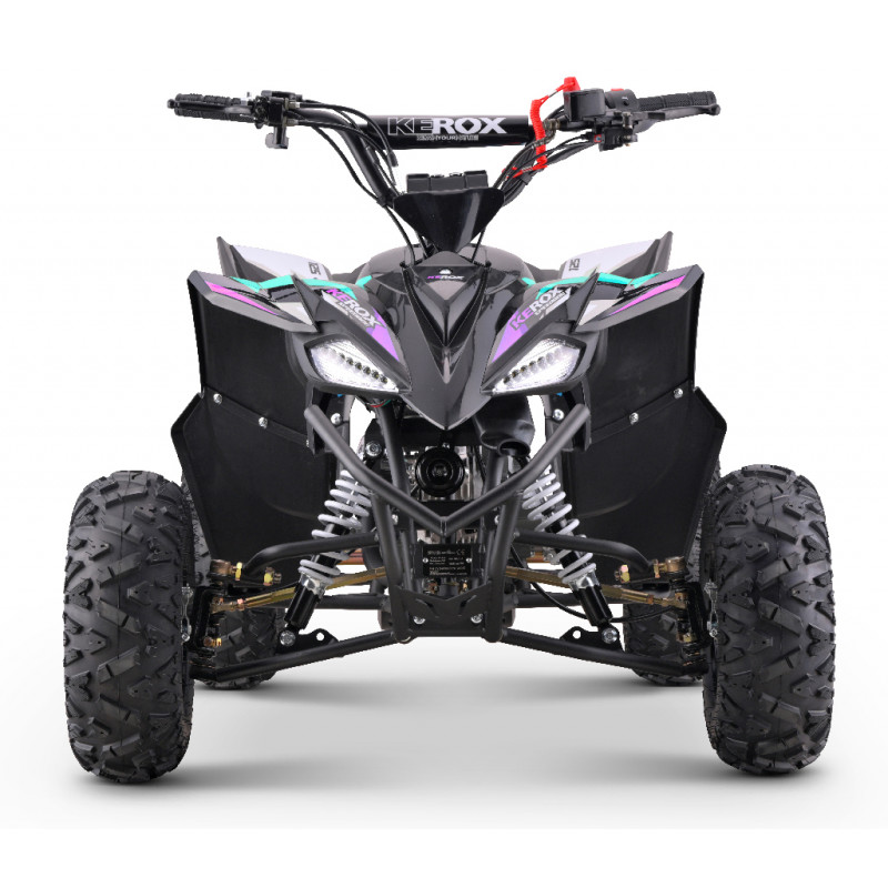 Quad 125cc enfant KEROX Speeddog ROSE-VERT TURQUOISE