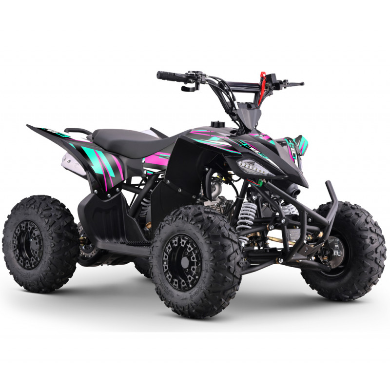 Quad 125cc XL enfant LBQ OUTBACK ROSE-VERT TURQUOISE