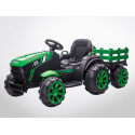 Voiture enfant électrique - TRACTEUR -  70W NOIR-VERT