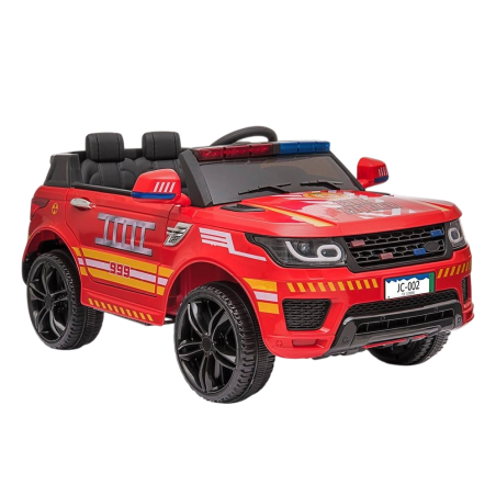 Voiture pompier électrique enfant RANGER 60W - ROUGE