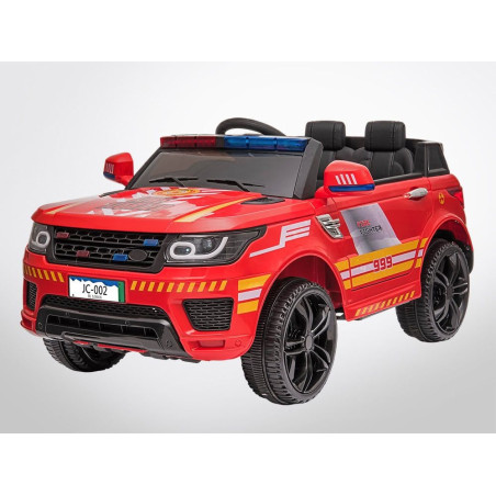 Voiture pompier électrique enfant RANGER 60W - ROUGE