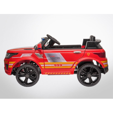 Voiture pompier électrique enfant RANGER 60W - ROUGE
