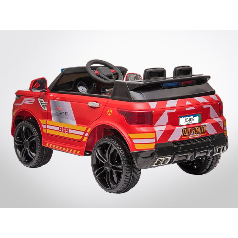 Voiture pompier électrique enfant RANGER 60W - ROUGE