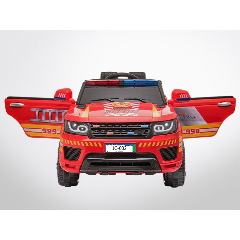 Voiture pompier électrique enfant RANGER 60W - ROUGE
