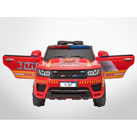 Voiture pompier électrique enfant RANGER 60W - ROUGE