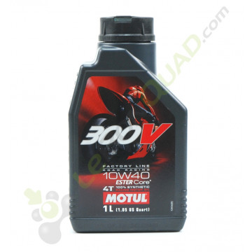 Huile moteur MOTUL 300V 10W40 4T 1 Litre