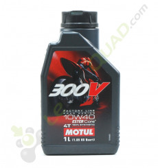 Huile moteur MOTUL 300V 10W40 4T 1 Litre