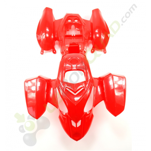 Kit plastique de Quad Raptor ROUGE