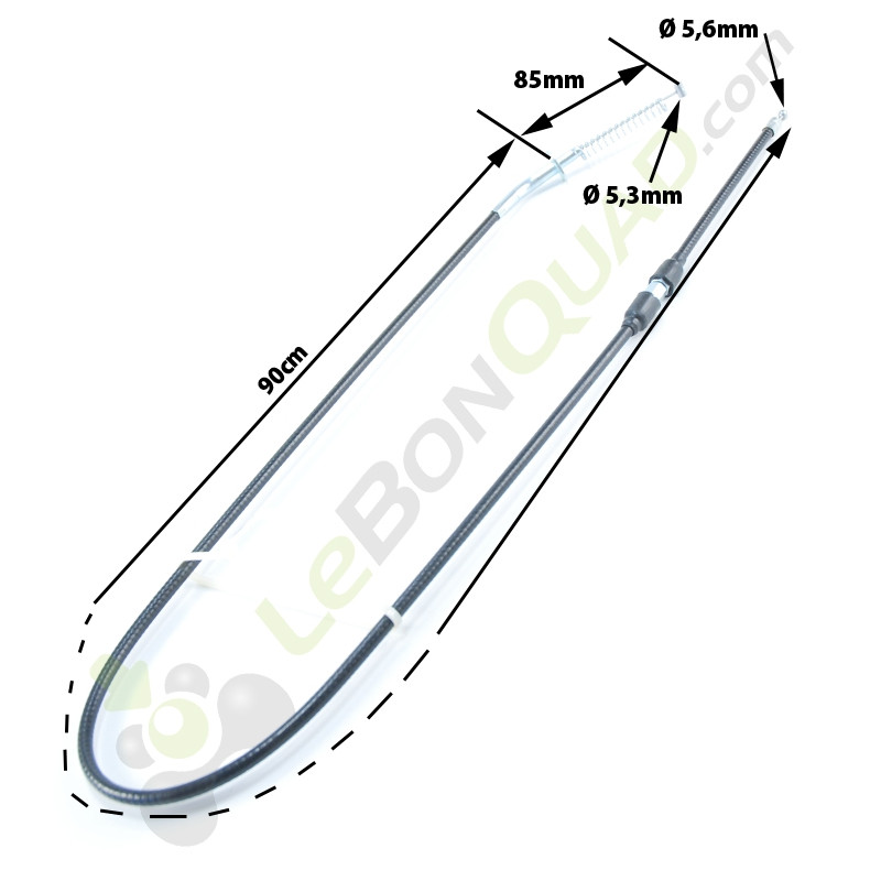 Cable de frein avant longueur 90cm de Quad 110