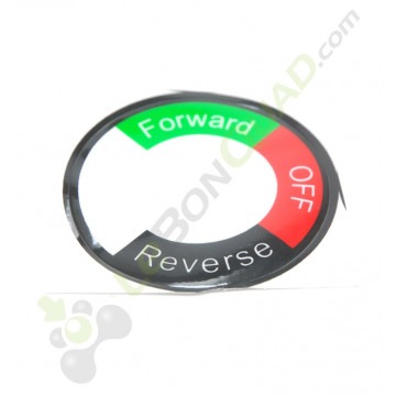 Sticker pour contacteur marche avant / arrière de quad électrique