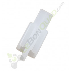 Cache connecteur 2 broches avec clips de pocket