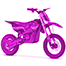 moto électrique enfant E-blast Lebonquad, rose
