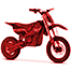 moto électrique enfant E-blast Lebonquad, rouge