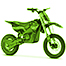 moto électrique enfant E-blast Lebonquad, vert