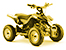 Pocket quad enfant rock Kerox, jaune