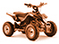 Pocket quad enfant rock Kerox, orange