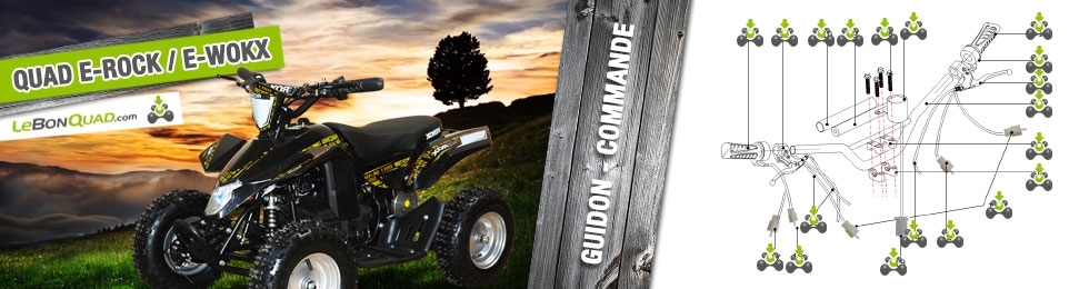 Guidon / Commande - Quad enfant Guidon / Commande - Quad enfant