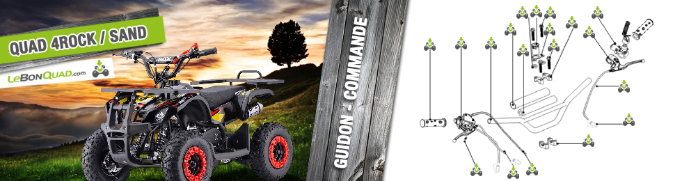 Guidon / Commande - Quad enfant
