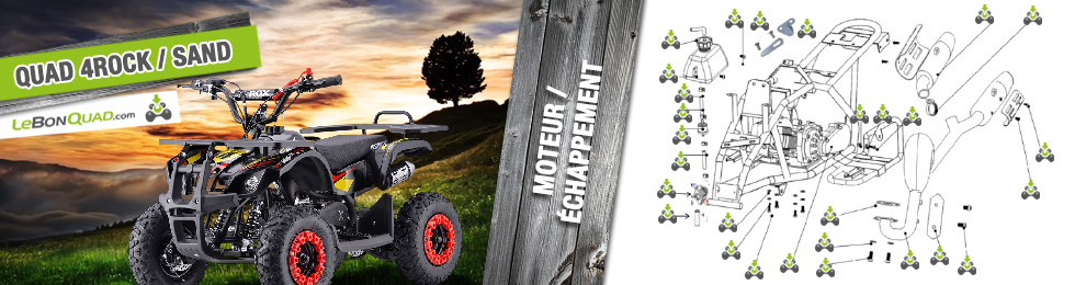 Moteur / échappement  - Quad enfant