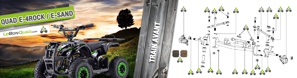 Train avant  - Quad enfant